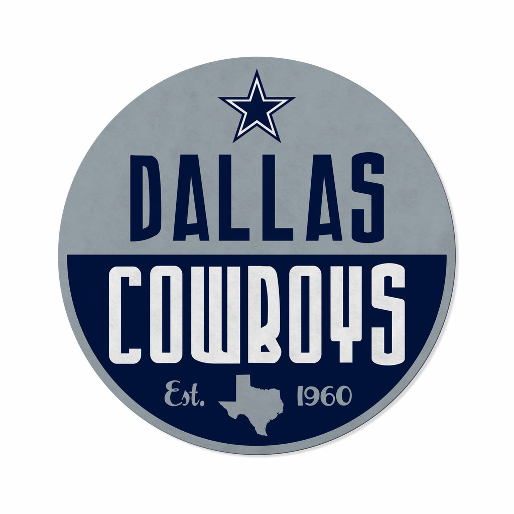 Rico Industries Nfl Football Dallas Cowboys Classic Shape Cut Pennant - Home And Living Room D  Cor - Soft Felt Ez To Hang