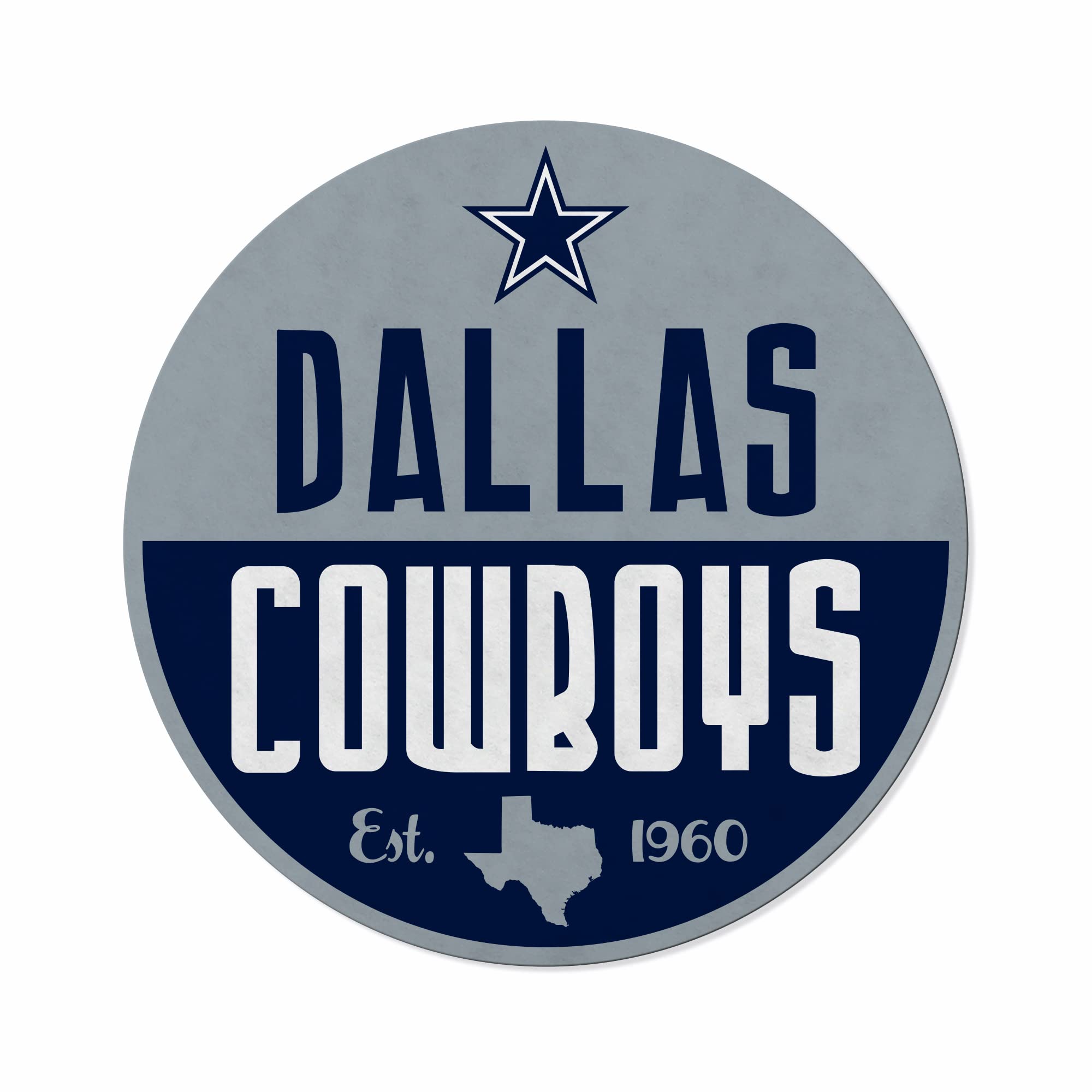 Rico Industries Nfl Football Dallas Cowboys Classic Shape Cut Pennant - Home And Living Room D  Cor - Soft Felt Ez To Hang
