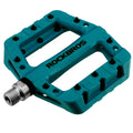 Rockbros Lightweight Mountain Bike Pedals Nylon Fiber Bicycle Platform Pedals For Bmx Mtb 9/16'' (Blue)