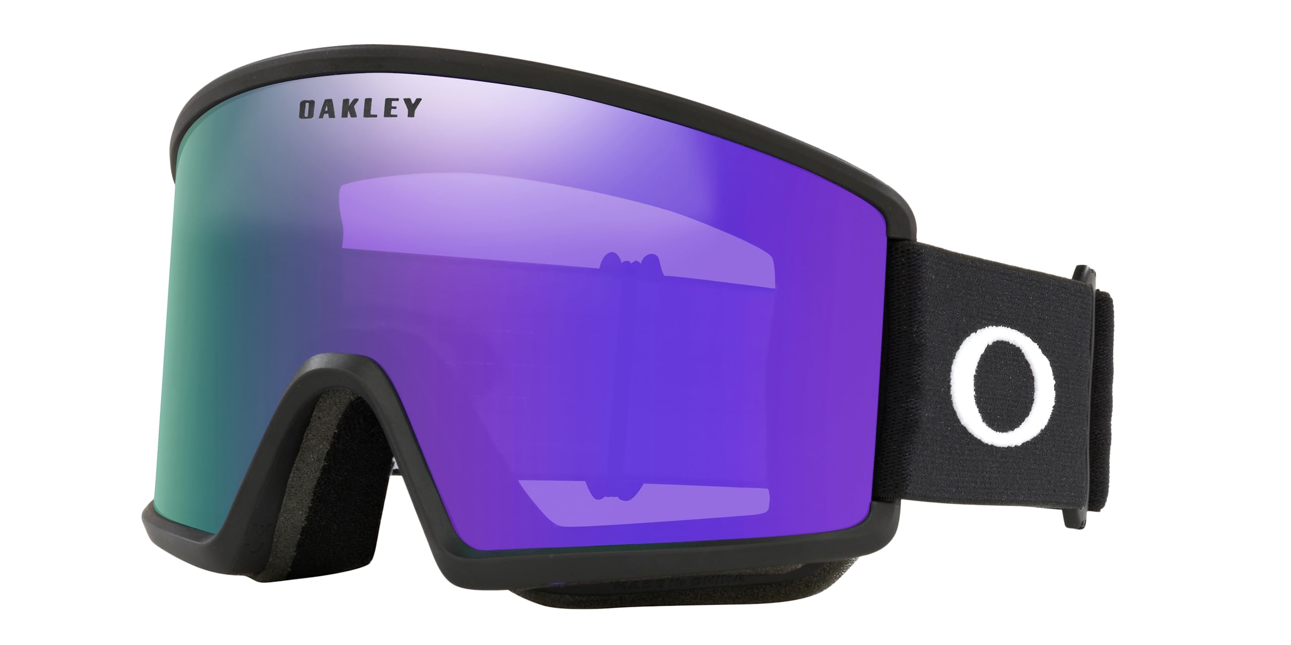 Oakley Target Line Matte Black with Violet Iridium, Large
