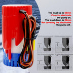 Yqmigu Automatic Bilge Pumps For Boats 12V,1100Gph Flow Rate, Simple And Reliable Design, Suitable For Yachts, Fishing Boats, An