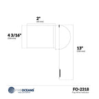 Five Oceans Fo2318 Dinghy Sailing, Optimist, Monotypes Mast Flag Wind Indicator