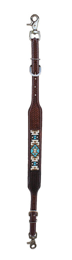 Challenger Western Tack Floral Tooled Leather Wither Breast Collar Strap 10507