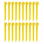 20X Heavy Duty Plastic Tent/Awning Pegs, Tent Stakes, Sand Stakes For Beach, 300Mm / 12Inch Length, Camping Caravan