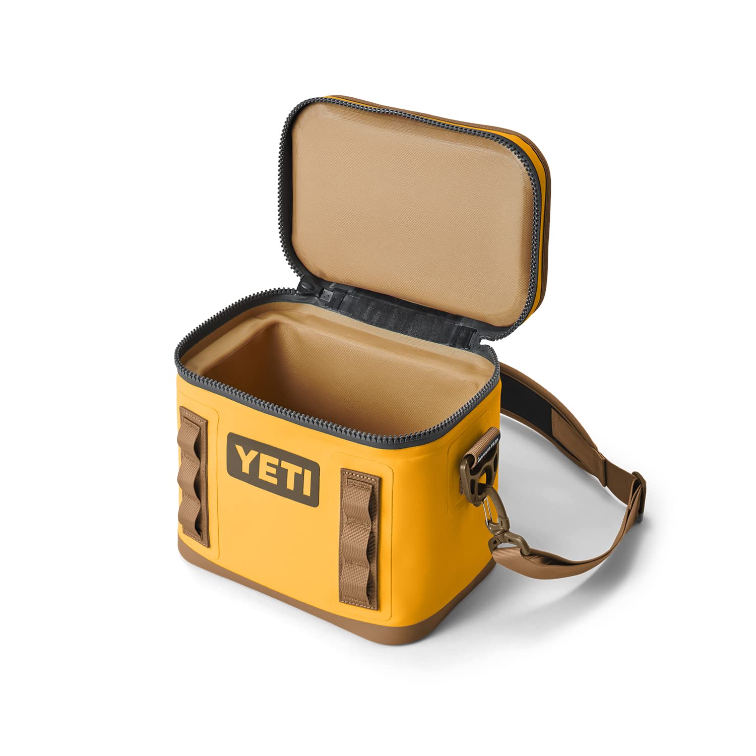 YETI Hopper Flip 8 Portable Cooler, Field Tan/Blaze Orange