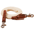 Mustang Waxed Flat Braided Poly Roping Rein