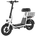Gotrax A5 Electric Scooter w/Seat for Adults, 12 Pneumatic Tire, Max 15.5 Miles&15.5 Mph Power by 400W Motor, Dual Rear Shock Ab