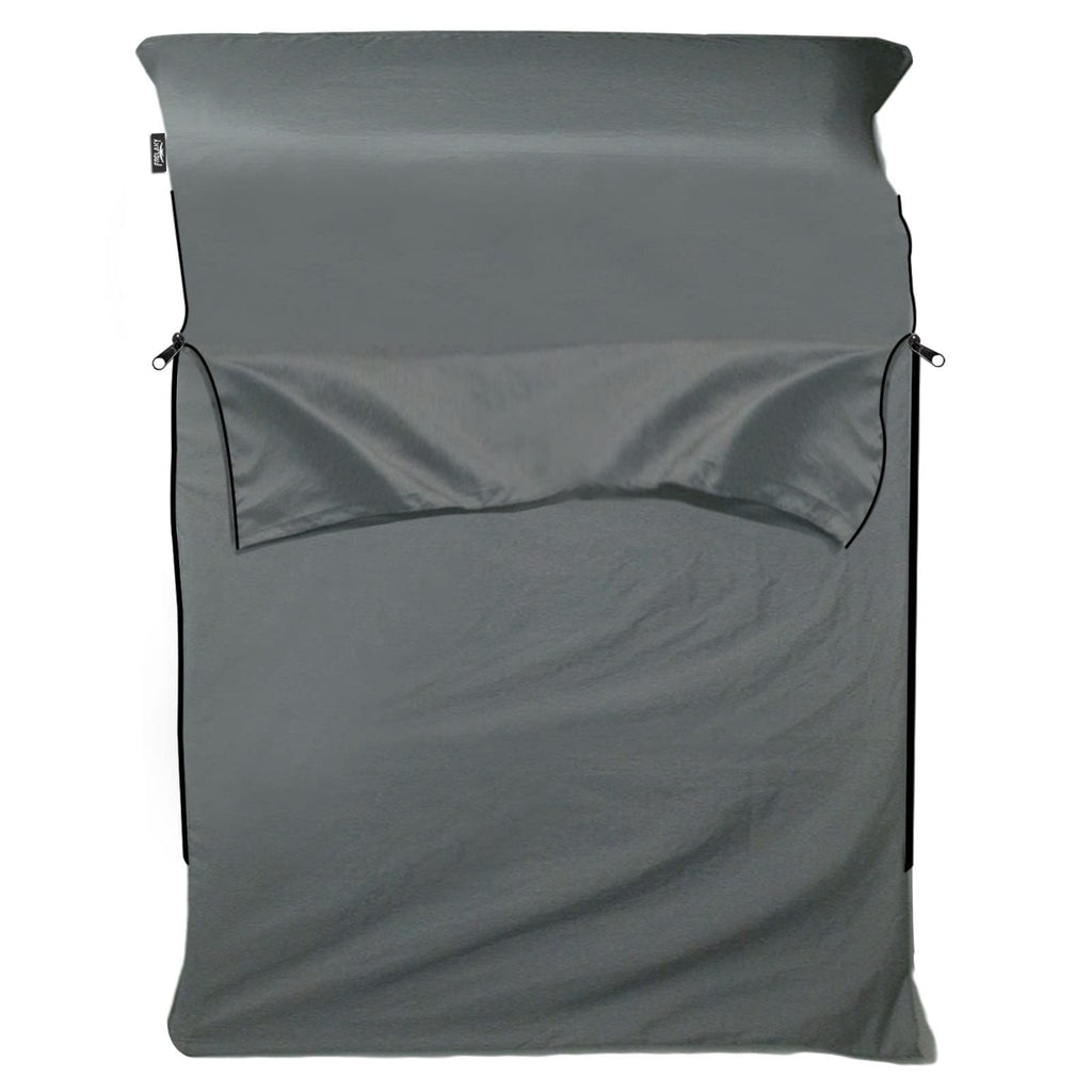 Frelaxy Sleeping Bag Liner, Xl Travel Sheet & Camping Sheet For Backpacking, Hotel, Hostels & Traveling, Comfy & Easy Care, Doub