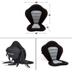 Penban Universal Deluxe Padded Kayak Seat Fishing Boat Seat With Storage Bag,Detachable Universal Paddle Board Seat,Adjustable K