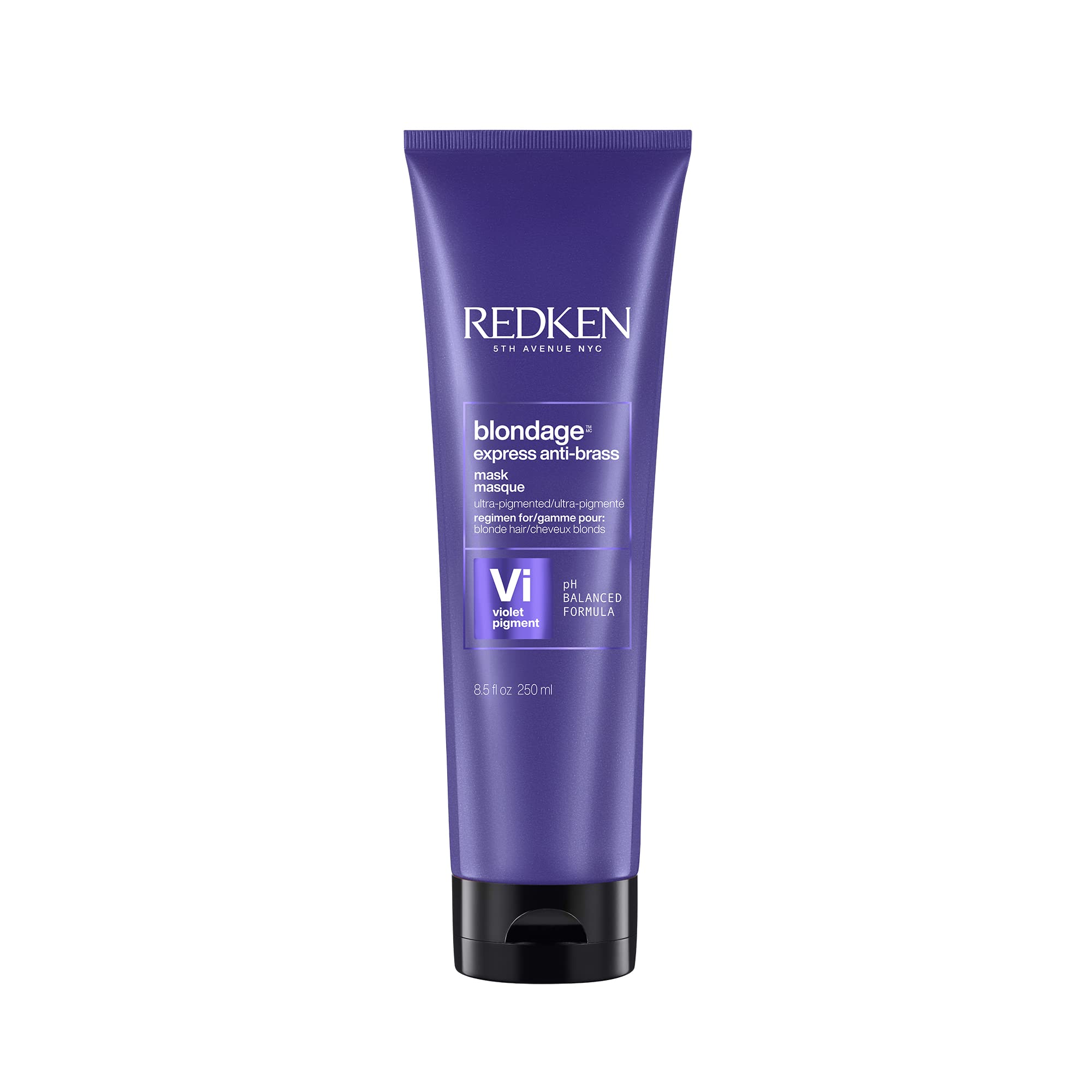 Redken Color Extend Blondage Express AntiBrass Mask For Blonde & Highlighted Hair | UltraPigmented Purple Hair Toner