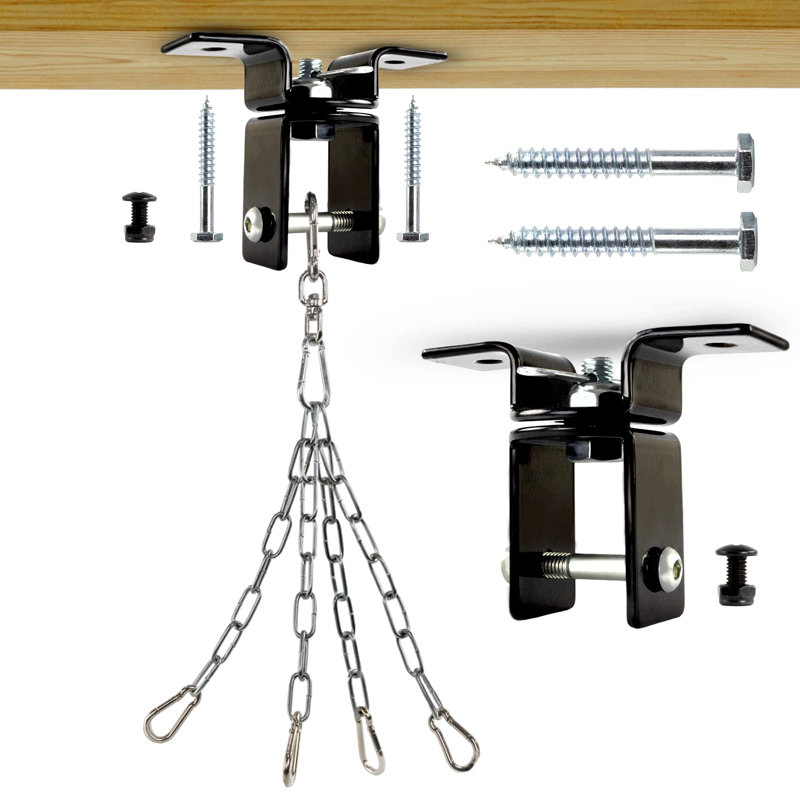 Yes4All, Heavy Duty Swing Hanger For Punching Bag - Heavy Bag Hanger - Bag Chain For Boxing Stand - Indoor Outdoor Playground Ha