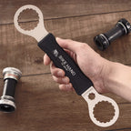 Bike Hand 2 In 1 Bicycle Bottom Bracket Bb Removal Tool Compatible With Shimano Hollowtech Ii And Fsa Mega Evo - 16 Notch 44Mm A