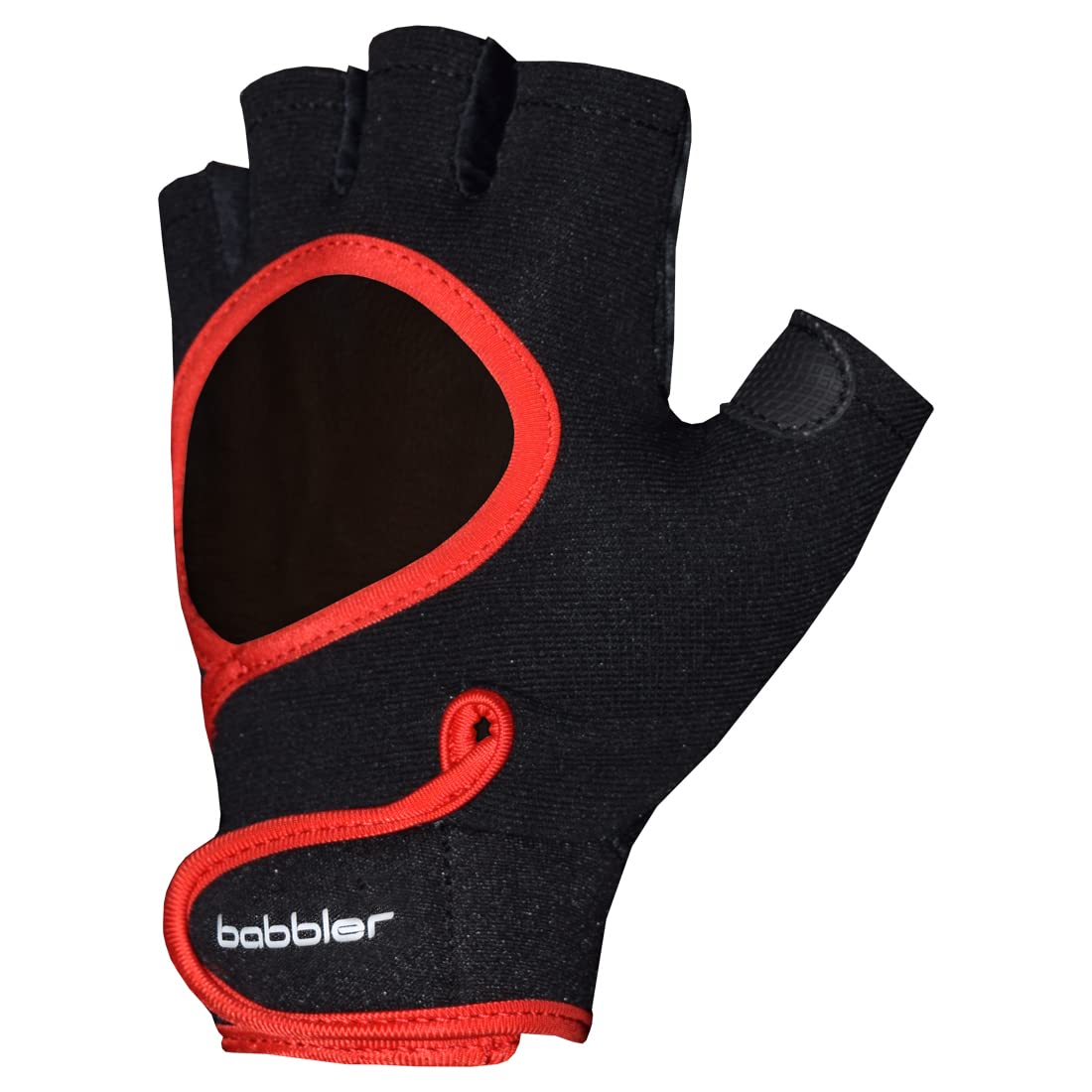Babbler Prism Gym Gloves, Fitness Gloves With Wrist Support (Large)