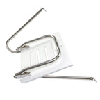 Whitecap 67902 Poly Swim Platform For Boats With Outboards - Single Rail With Step, White