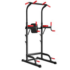Power Tower Dip Station, Pull Up Bar Station & Multi-Function Gym Equipment For Home Strength Training Adujustable Height Up To 