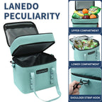 Lanedo Lisa Lunch Soft Cooler 20 Can, Insulated Bag Portable Ice Chest Box For Lunch, Beach, Drink, Beverage, Travel, Camping, P