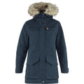 Fjllrven Nuuk Parka Womens Synthetic Insulated Jacket - Dark Navy, XS