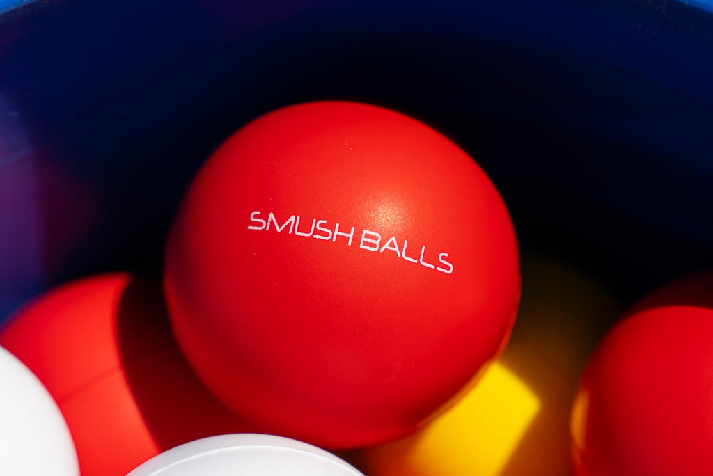 Smush Balls Smushballs The Ultimate Anywhere Batting Practice Baseball (Red, 12)