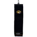 Team Golf Ncaa Missouri Tigers Embroidered Golf Towel Embroidered Golf Towel, Checkered Scrubber Design, Embroidered Logo