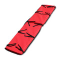 Flexible Flyer Toboggan Sled Pad - 57 Inch Water-Resistant Sled Cushion for 6 Foot Toboggans, Red Foldable Non-Slip Foam Seat fo