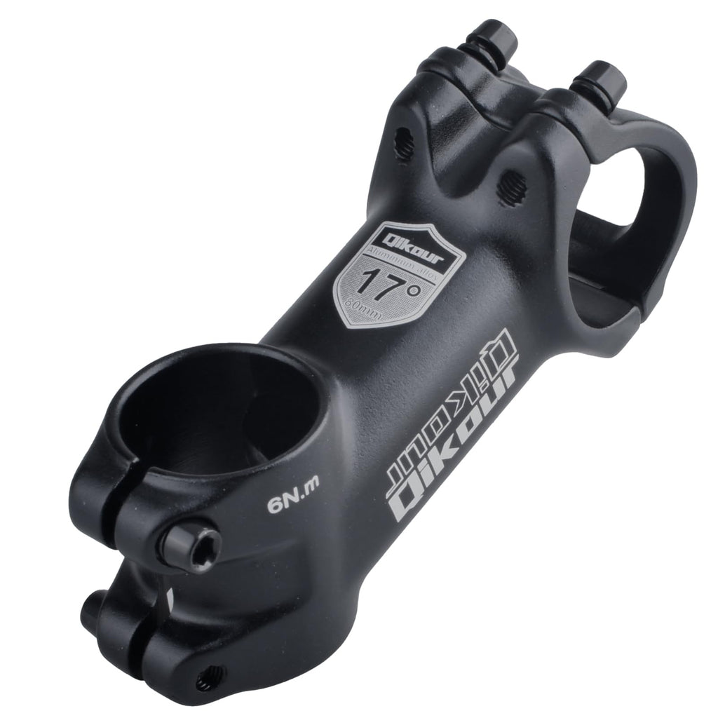 Yapjeb 31.8 Handlebar Stem Riser 17 Degree Bike Stem 70Mm 80Mm 90Mm Bicycle Stem Mtb Stem For Mountain Bike Road Bike Bmx Mtb(31