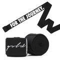 Gold Bjj Boxing Hand Wraps - Extra Long Mexican Style 200'' Handwraps For Boxers, Kickboxing, Muay Thai, And Mma
