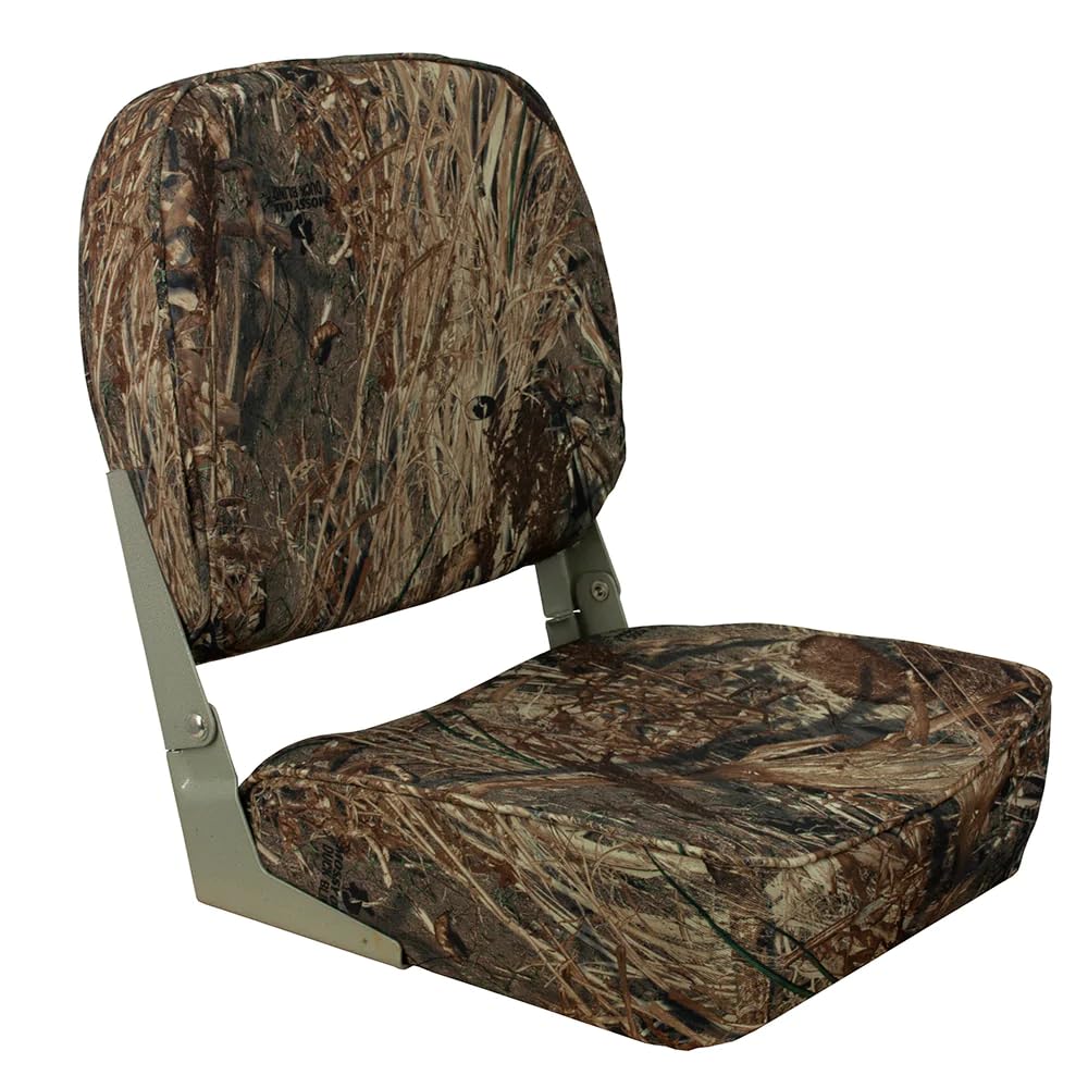 Springfield Marine 1040627 Low Back Folding Seat - Mossy Oak Duck Blind
