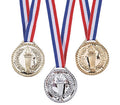 Happy Deals ~ Torch Medals | Bulk 24 Pack | Olympic Style Game Awards