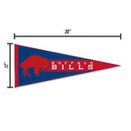 Rico Industries Nfl Football Buffalo Bills Retro 12'' X 30'' Felt Wall D  Cor Pennant - Great For Home/Bed Room/Man Cave D  Cor