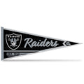 Rico Industries Nfl Football Las Vegas Raiders Classic 12'' X 30'' Felt Wall D  Cor Pennant - Great For Home/Bed Room/Man Cave D
