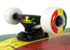 Krown Trinity Rasta Complete Skateboard, 7.75 X 31.5