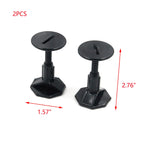 T Tulead Surfboard Plugs Fin Screw Sup Leash Plug Paddleboard Fin Plug 2.76''X1.57'' Set Of 2