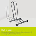 Single Bike Stand Floor by Delta Cycle (2-Pack) - Tool-Free Adjustable Bike Racks for Mountain, Fat Tire, Road Bikes, Freestandi