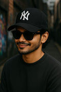 Goodfriends Unisex Baseball Cap, Black, Free Size, Cotton, Sport And Travel, All Seasons, Adjustable, Sport Theme