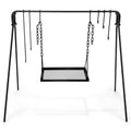 Bruntmor Large Outdoor Campfire Grill Camping Open Fire Cooker Stand Swing Away Hanging Grill Equipment For Fire Pit Stand Campf