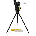 PowerNet Launch F-lite Baseball & Softball Pitching Machine, Adjustable Height and Angles, Variable Speed Up to 90 MPH, Batting 