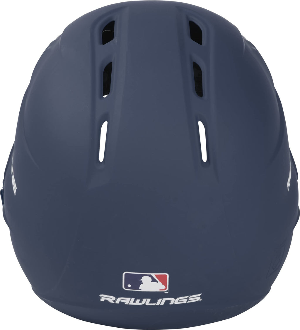 Rawlings | R16 Reversible Ext | Matte Batting Helmet | Reversible Face Guard | Junior | Matte Navy