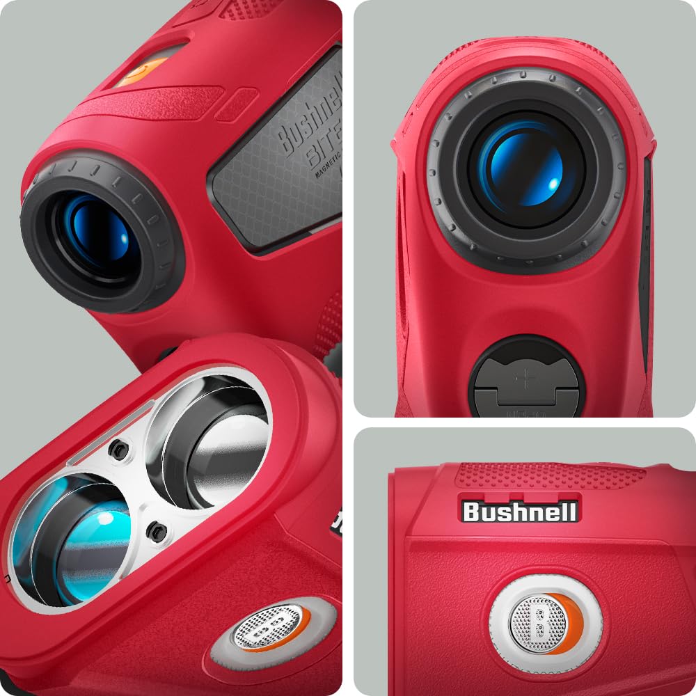 Spigen Golf Silicone Fit Rangefinder Case Designed For Bushnell Rangefinder Tour V6 Shift Protective Cover Carrying Case Golf Ra
