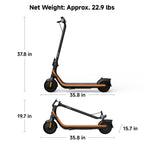 Segway Ninebot eKickScooter C2 w/6.8 mi Max Operating Range & 9.9 mph Max Speed, Kids Electric Scooter for Teens Ages 6-12, Incl