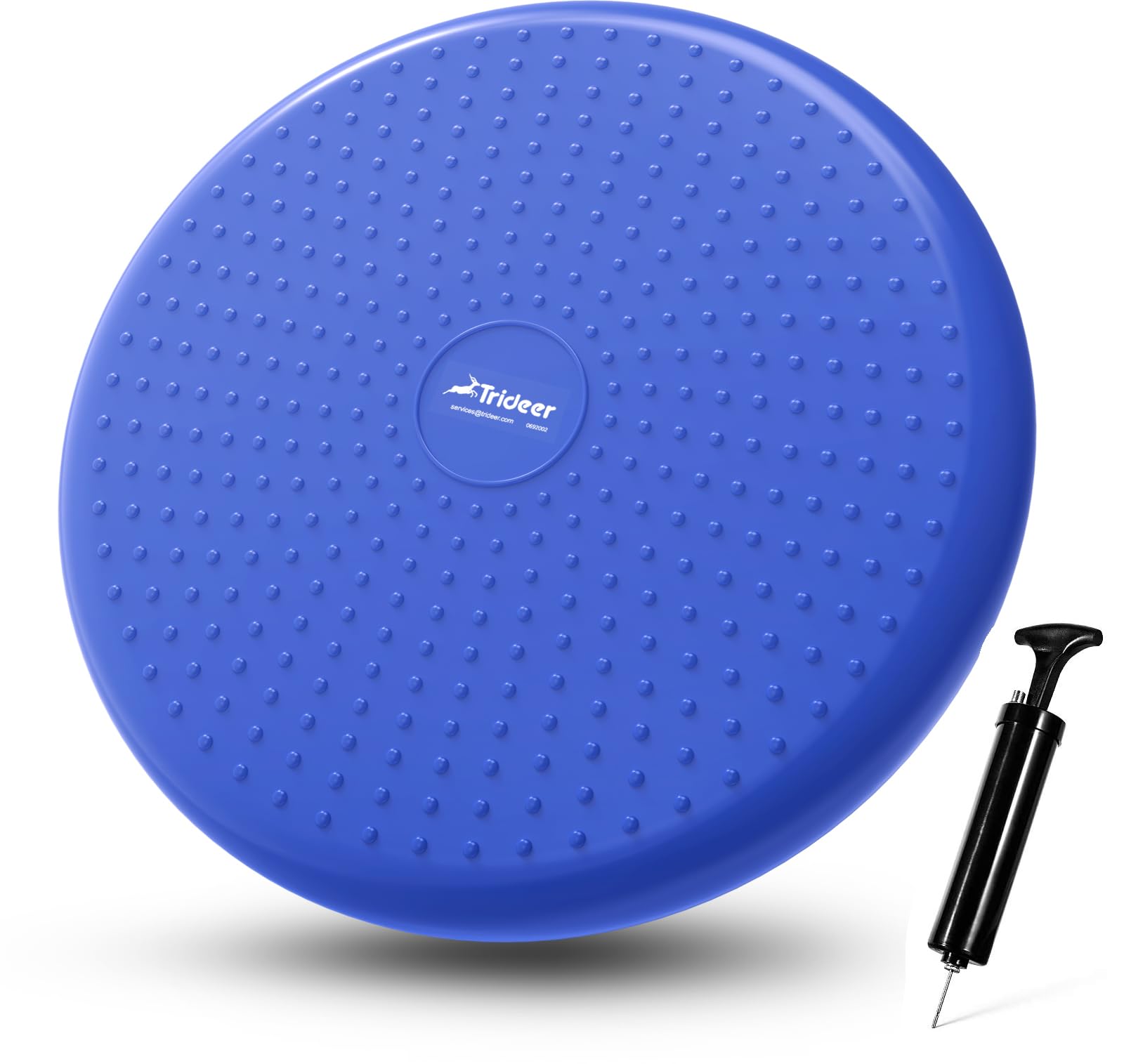 Trideer Inflated Wobble Cushion - Wiggle Seat For Sensory Kids(Multiple Colors), Balance Disc (Extra Thick), Flexible Seating Fo