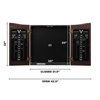 Viper By Gld Products Viper Vault Cabinet & Shot Sisal/Bristle Ready-To-Play Bundle: Elite Set (Shot King Dartboard, Darts, Shad