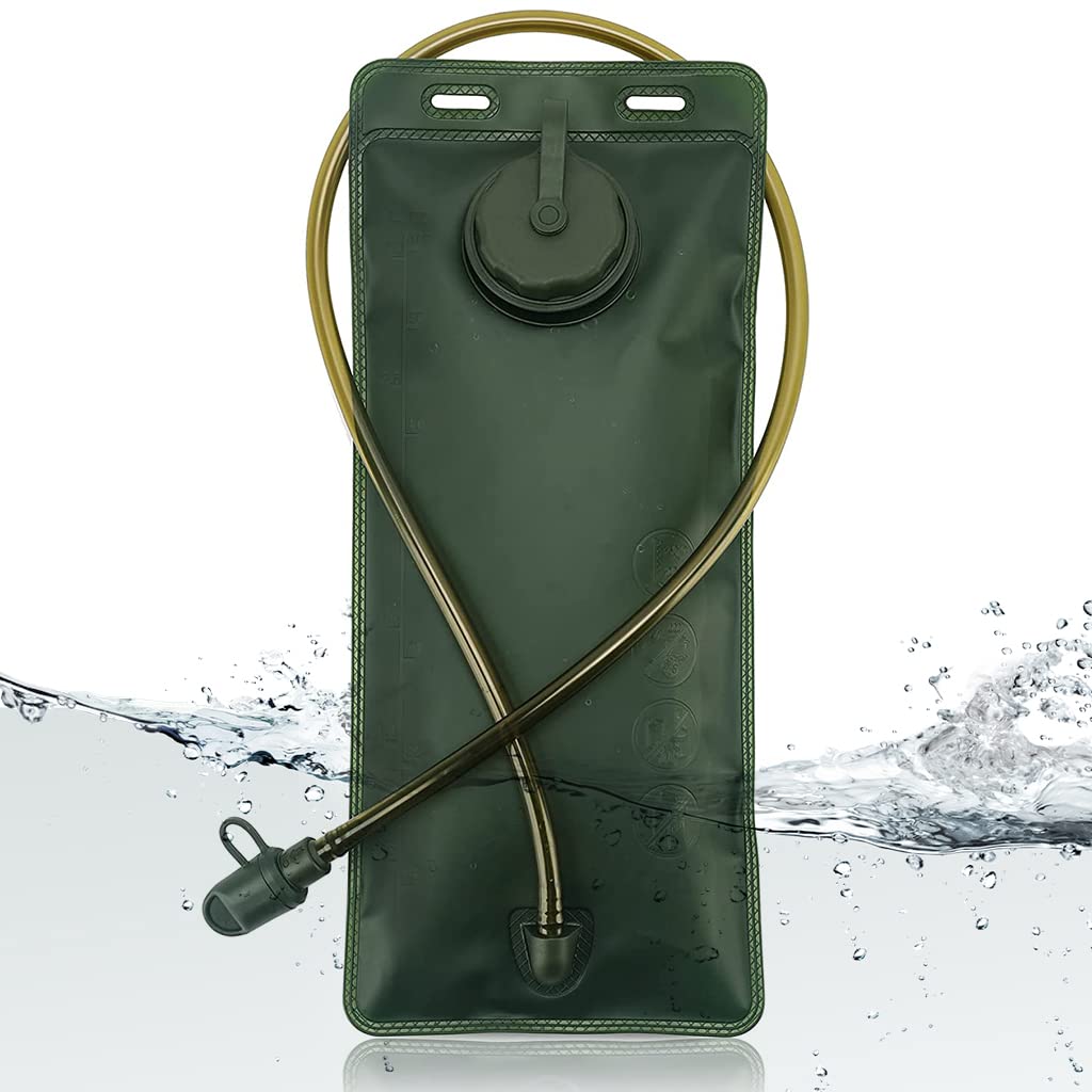 Proberos 3L Foldable Hydration Bladder with Straw, Water Bladder BPA Free Leakproof Hydration Bag Hydration Pack for Cycling Tra