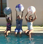 Ninostar Large Play Balls Set Of 3 - Fun Indoor And Outdoor Gift - Can Use For Play/Room Decor/Party Decor/Pool Inflatable Water