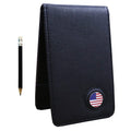 Pinmei Golf Leather Scorecard Holder Cover Yardage Book Cover With American Flag Golf Ball Marker And A Free Pencil 4.33 ? 7.48 