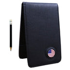 Pinmei Golf Leather Scorecard Holder Cover Yardage Book Cover With American Flag Golf Ball Marker And A Free Pencil 4.33 ? 7.48 