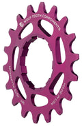 Wolf Tooth CNC Machined Aluminum Singlespeed Cogs in Colors (Purple, 18t)
