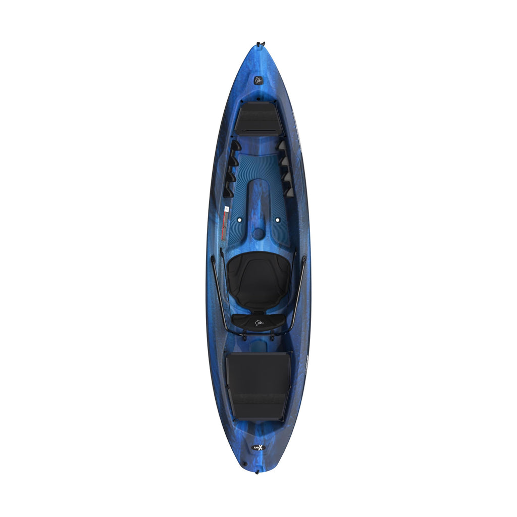Pelican Seek 100X - Recreational Sit on top Kayak - Neptune - Lightweight Smart Design - Adjustable Ergoform Seating System - 10