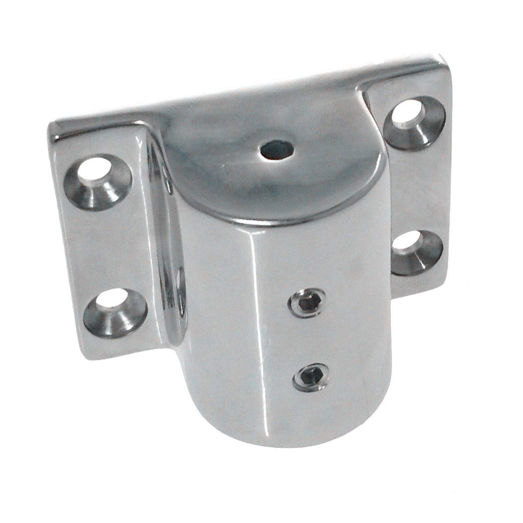 Nrc&Xrc Pair Marine Boat Hand Rail Fitting 316 Stainless Steel 90 Degree Stanchion Rectangle Base Mount Hand Rail Fitting For 1I
