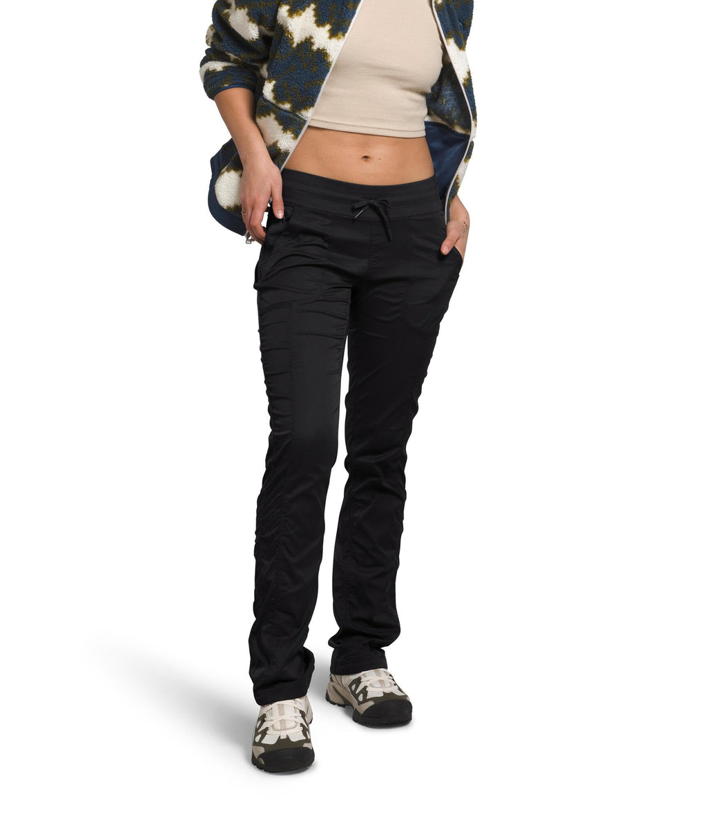The North Face Womens Aphrodite 2.0 Pant | Moisture Wicking Hiking Pants, Water Repellent, UPF 40+, Rib Knit Waistband, Drawcor