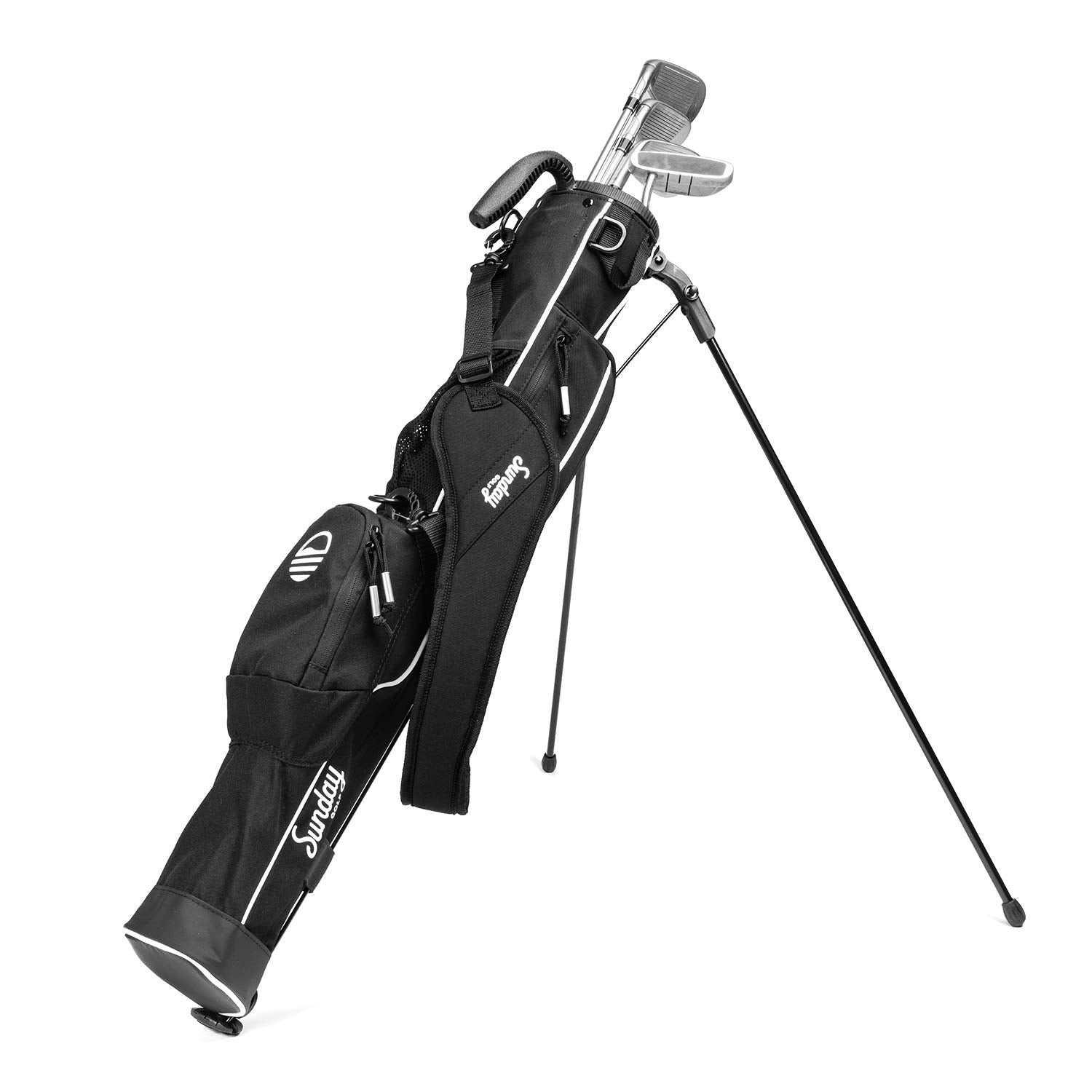 The Original Lightweight Sunday Golf Bag with Stand - Easy to Carry, Durable Pitch & Putt Bag for Driving Range, Par 3 & Executi
